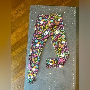 Peace and Love yoga pants Small